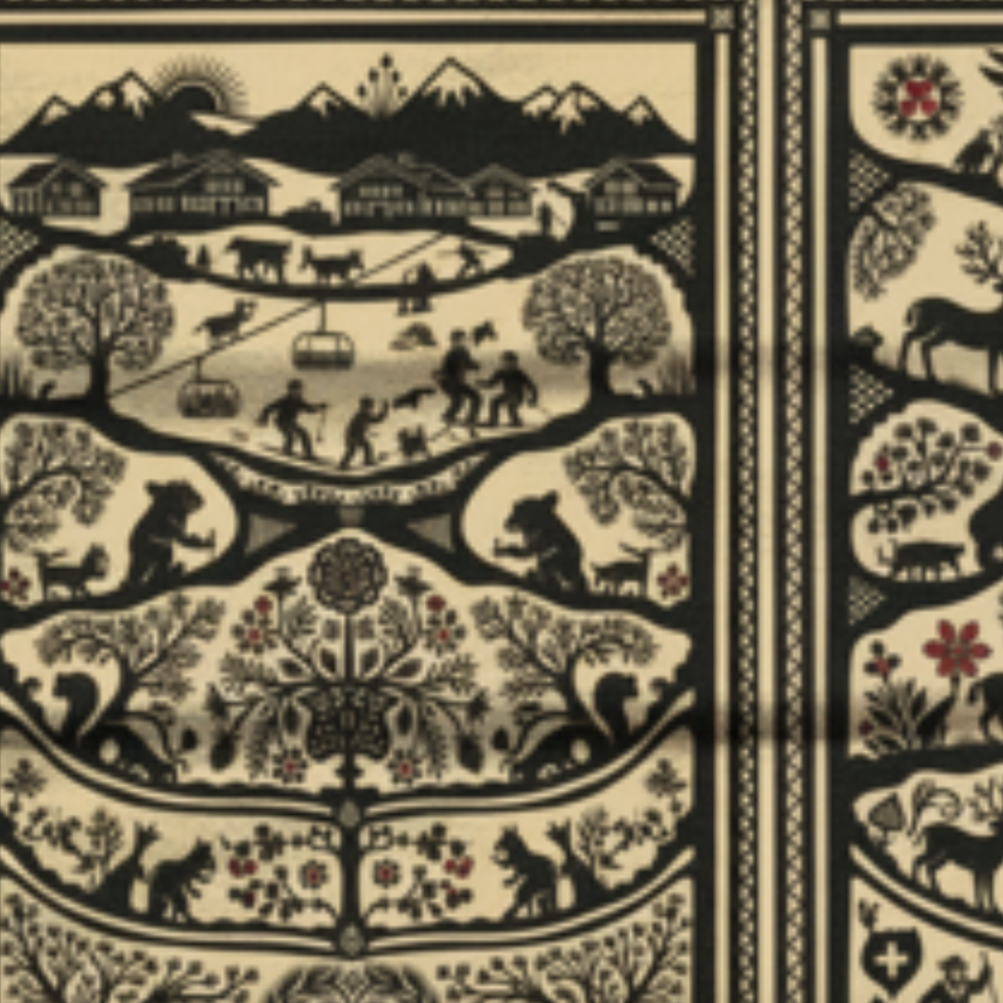 Paper Peaks  Multi Use Face Covering