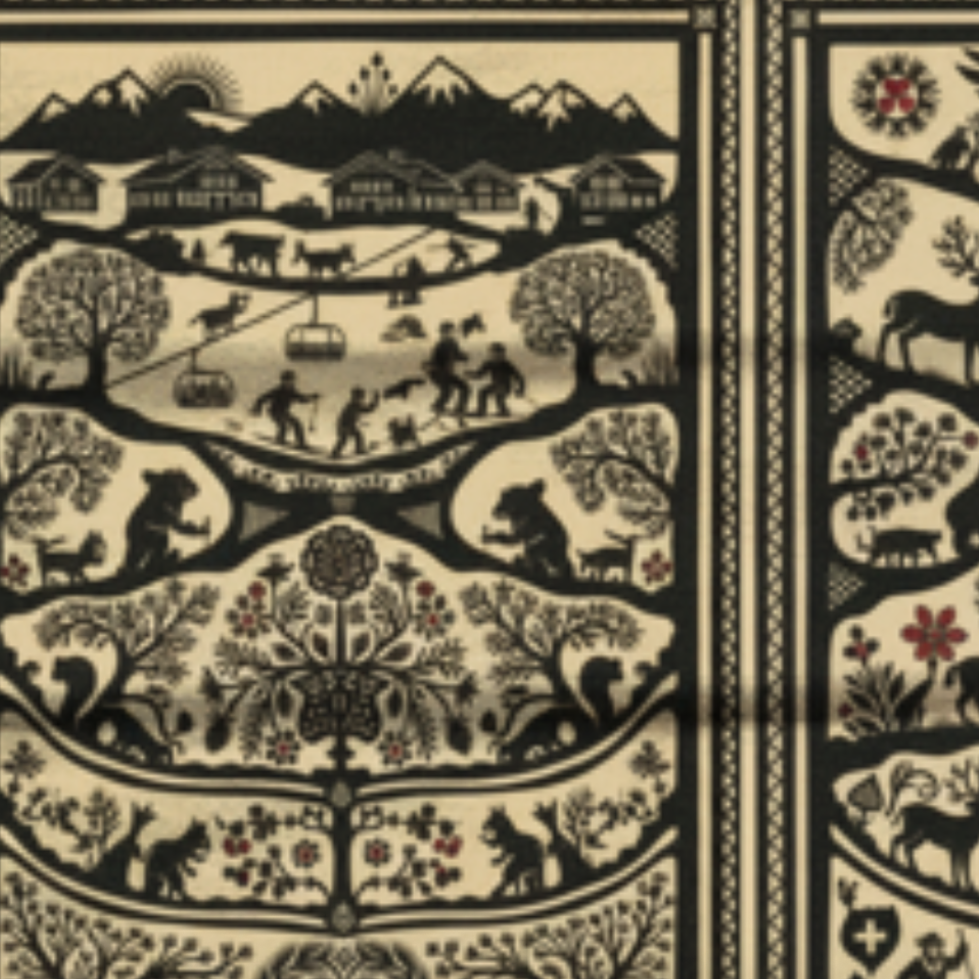 Paper Peaks  Multi Use Face Covering